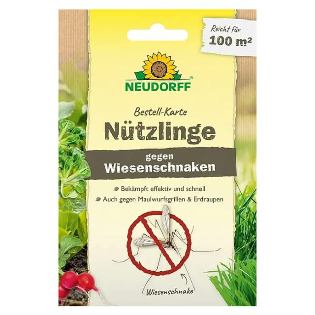 Neudorff Bestell-Karte Nützlinge Gegen Wiesenschnaken 100 m²