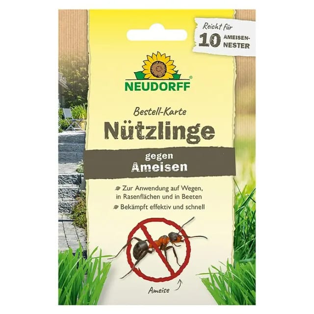 Neudorff Bestell-Karte Nützlinge Gegen Ameisen für 10 Ameisennester
