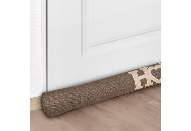 Beautissu Tuuli HE Zugluftstopper 8x120cm Braun 2tlg