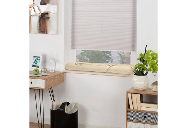 Beautissu Viento Zugluftstopper 10x120cm Creme 2tlg