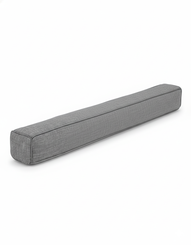 Beautissu Levante OM Zugluftstopper 6,5x80cm Grau
