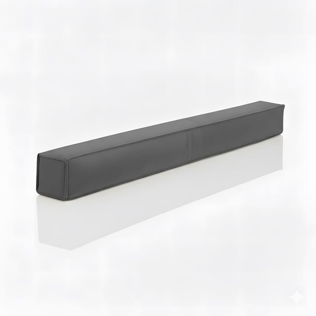 Beautissu Marin OM Zugluftstopper 6,5x120cm Anthrazit