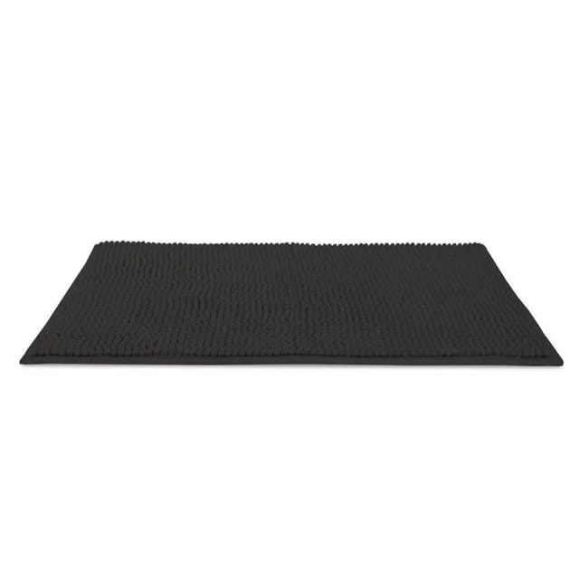 Beautissu BeauMare WR Vorleger Matte 50x50cm Schwarz