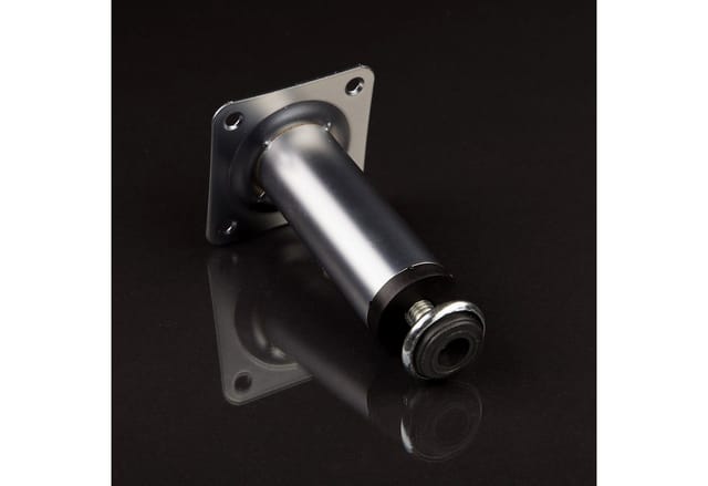 SOTECH Möbelfuß 100 mm mit Höhenverstellung Bis 10 mm Chrom Matt
