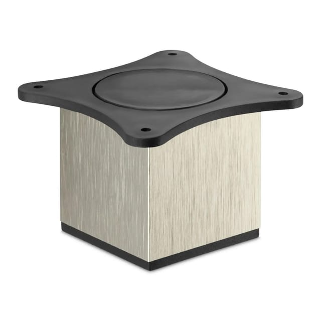 SOTECH Möbelfuß QUEBEC II 65 x 65 mm Höhe 70 mm Edelstahloptik