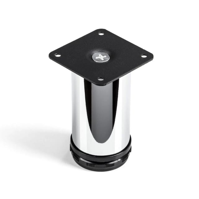 SOTECH 4er Set Möbelfuß JIMMY Ø50 mm Höhe 100 mm Chrom Poliert