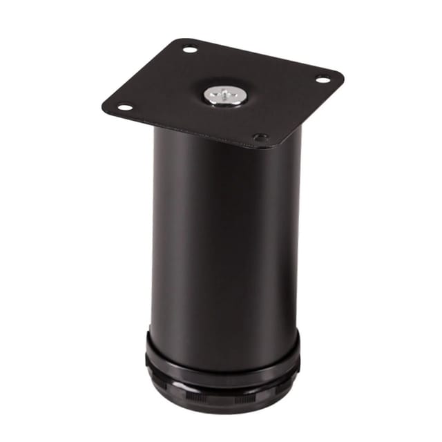 SOTECH 4er Set Möbelfuß JIMMY Ø50 mm Höhe 100 mm Schwarz