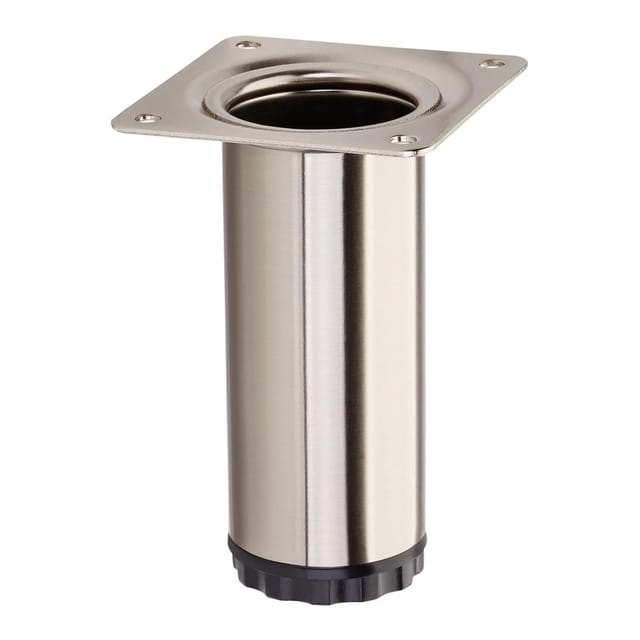 SOTECH Möbelfuß BRAVO Ø40mm Höhe 100 mm Edelstahloptik
