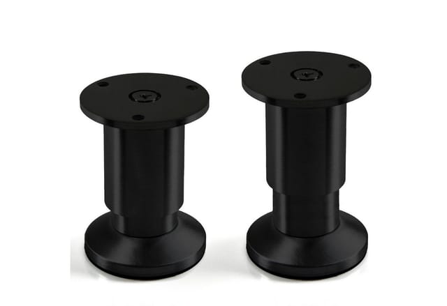 SOTECH Möbelfuß ALPHA Schwarz Eloxiert Höhe 50 mm