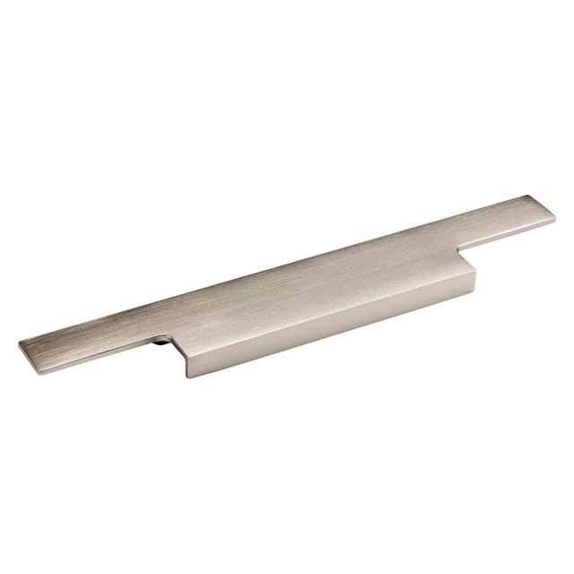 SOTECH Griffleiste SMAL Länge 223 mm Edelstahloptik Gebürstet mit Harpunensteg Montage Zum Einfräsen