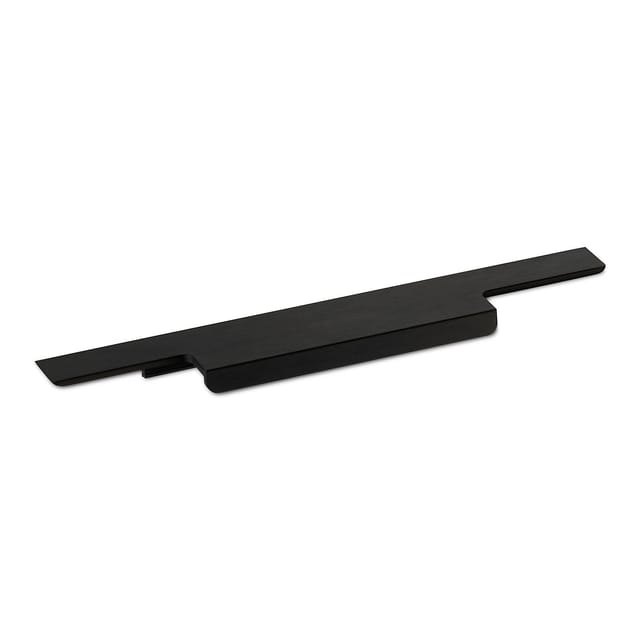 SOTECH Griffleiste Slim Into 160 x 11 x 37 mm Aluminium Schwarz Eloxiert Gebürstet Zum Einfräsen Harpunenstegmontage