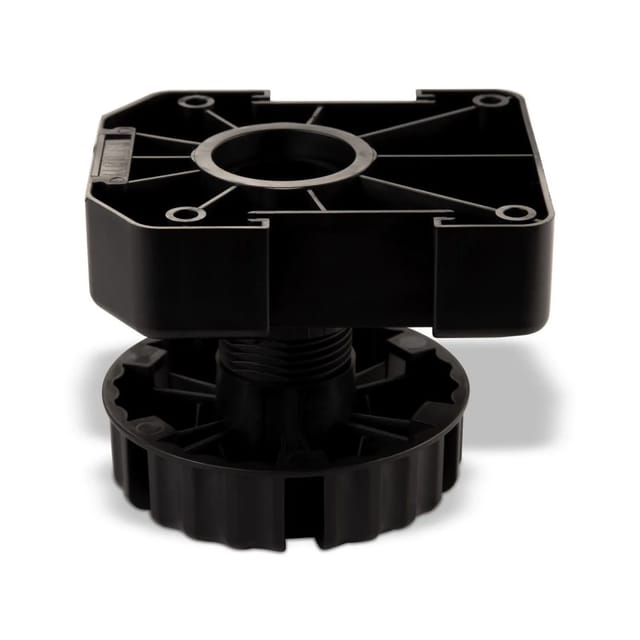 SOTECH 20er Set Möbelfüße Schwarz mit Sockelhöhe 75 mm