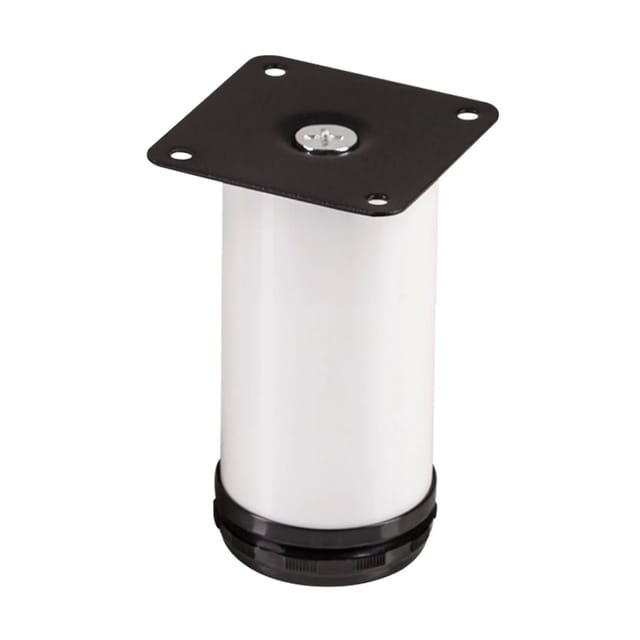 SOTECH 4er Set Möbelfuß JIMMY Ø50 mm Höhe 100 mm Weiß
