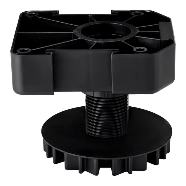SOTECH 4er Set Möbelfüße Schwarz mit Sockelhöhe 55 mm