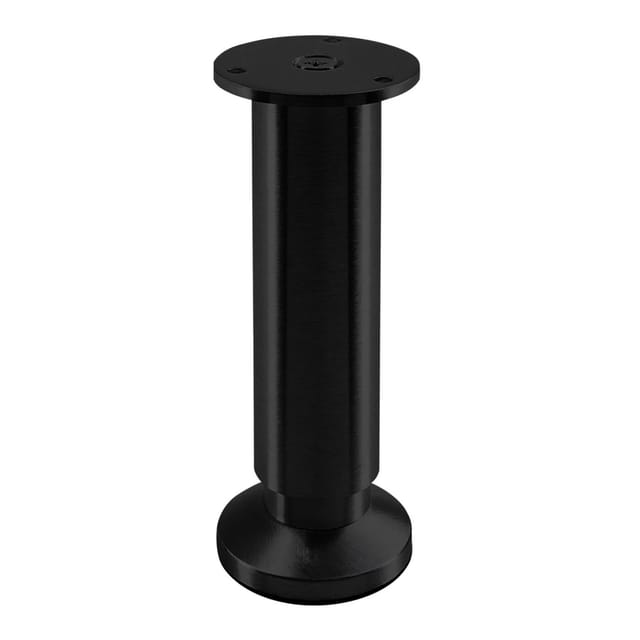 SOTECH Möbelfuß ALPHA Schwarz Eloxiert Höhe 150 mm