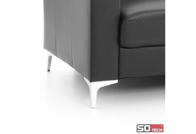 SOTECH Möbelfuß VICTOR Höhe 100 mm Schwarz Matt
