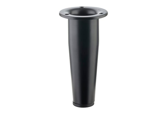 SOTECH Möbelfuß FOX-TROT Schwarz Matt Höhe 80 mm mit Höhenverstellung Ø32 mm