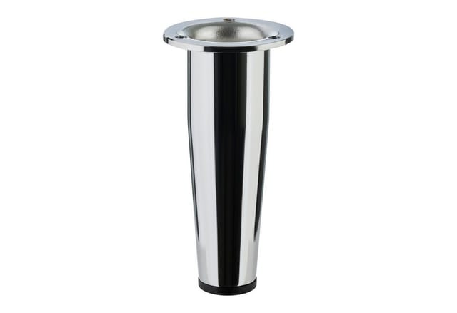 SOTECH Möbelfuß FOX-TROT Chrom Poliert Höhe 150 mm mit Höhenverstellung Ø32 mm