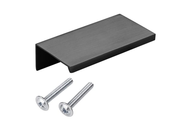 SOTECH Griffleiste SEARL 70 x 20 x 37 mm Aluminium Schwarz Eloxiert Gebürstet