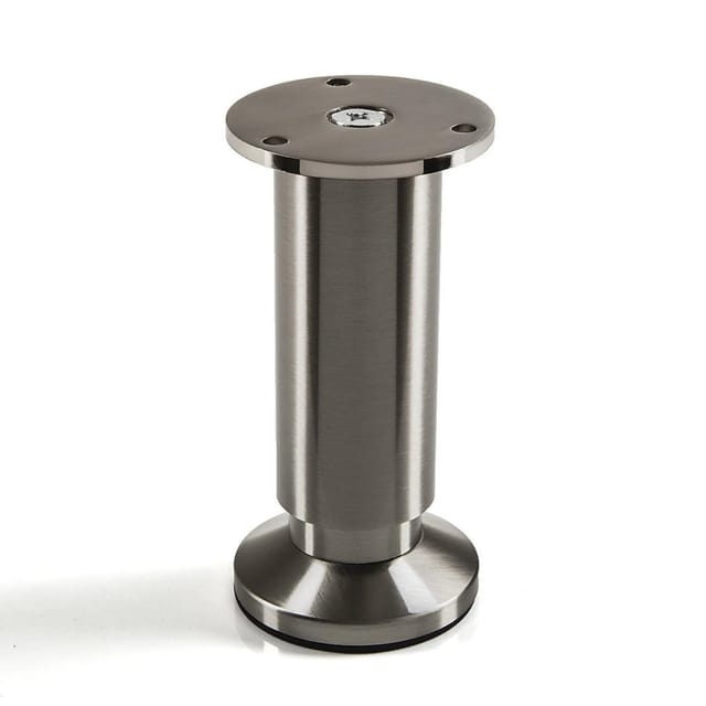 SOTECH Möbelfuß ALPHA Edelstahloptik Höhe 120 mm
