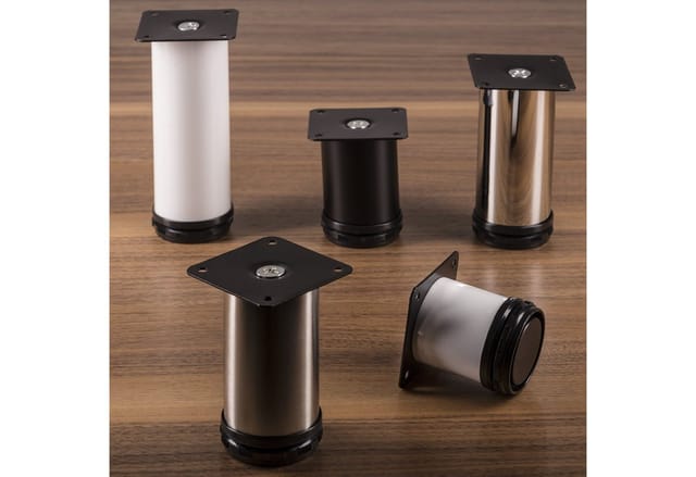 SOTECH 4er Set Möbelfuß JIMMY Ø50 mm Höhe 60 mm Schwarz