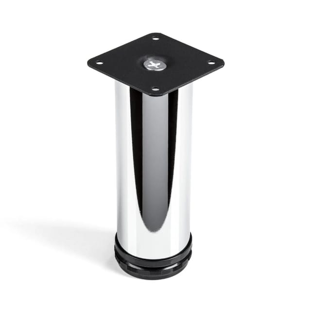SOTECH 4er Set Möbelfuß JIMMY Ø50 mm Höhe 150 mm Chrom Poliert