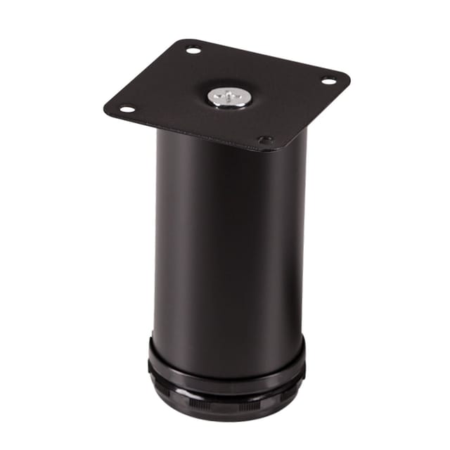SOTECH 4er Set Möbelfuß JIMMY Ø50 mm Höhe 80 mm Schwarz