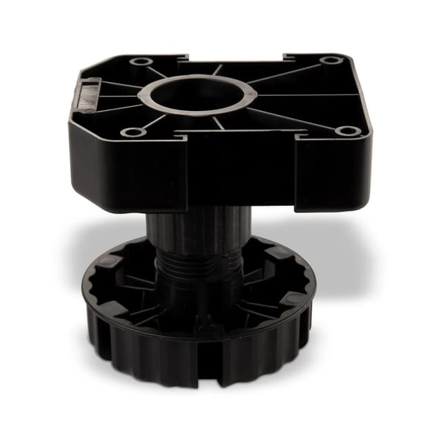 SOTECH 4er Set Möbelfüße Schwarz mit Sockelhöhe 90 mm