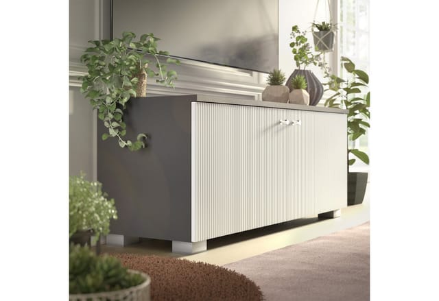 SOTECH 4er Set Möbelfüße MOTEL 65 x 65 mm Höhe 35 mm Silberoptik Eloxiert