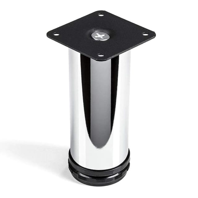 SOTECH 4er Set Möbelfuß JIMMY Ø50 mm Höhe 120 mm Chrom Poliert