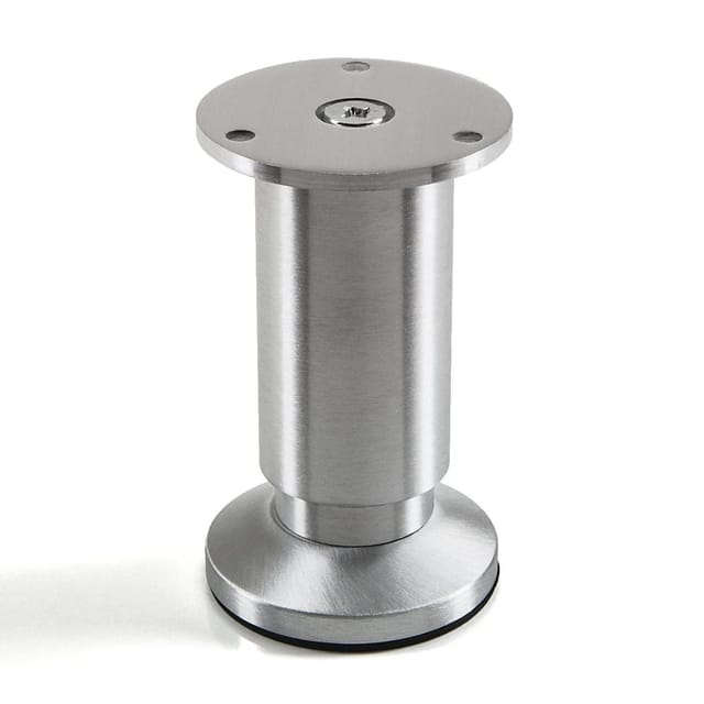 SOTECH Möbelfuß ALPHA Alu Gebürstet Höhe 100 mm