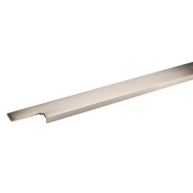 SOTECH Griffleiste SMAL Länge 996 mm Edelstahloptik Gebürstet mit Harpunensteg Montage Zum Einfräsen
