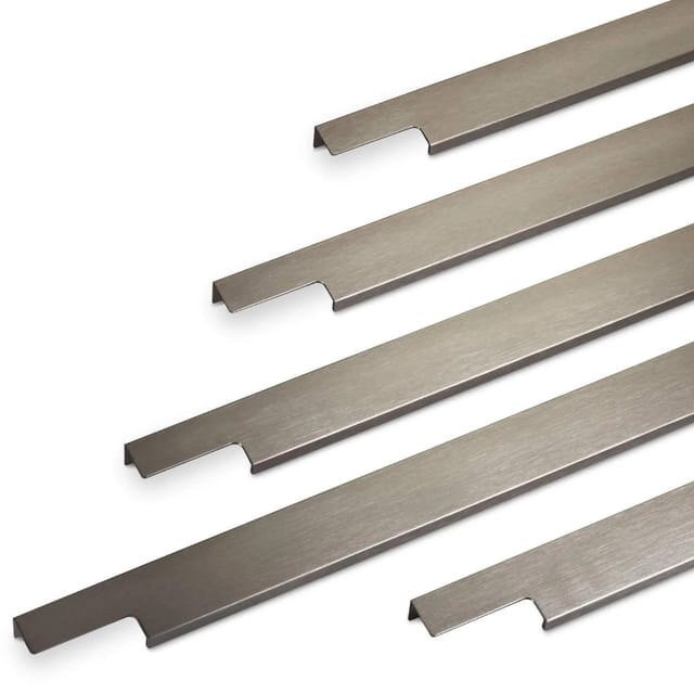 SOTECH Griffleiste BLANKETT Slim 1195 x 18 x 36 mm Aluminium Edelstahloptik Gebürstet