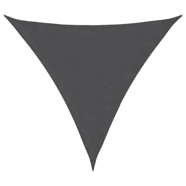 vidaXL Sonnensegel Oxford-Gewebe Dreieckig 4,5x4,5x4,5 m Anthrazit 135123
