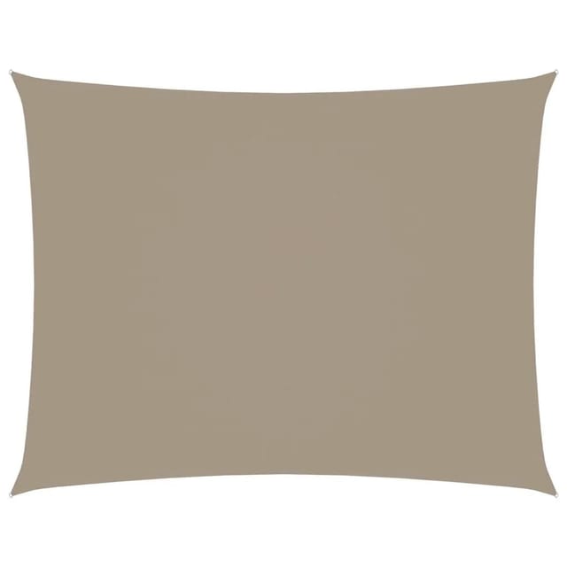 vidaXL Sonnensegel Oxford-Gewebe Rechteckig 2,5x3,5 m Taupe 135426