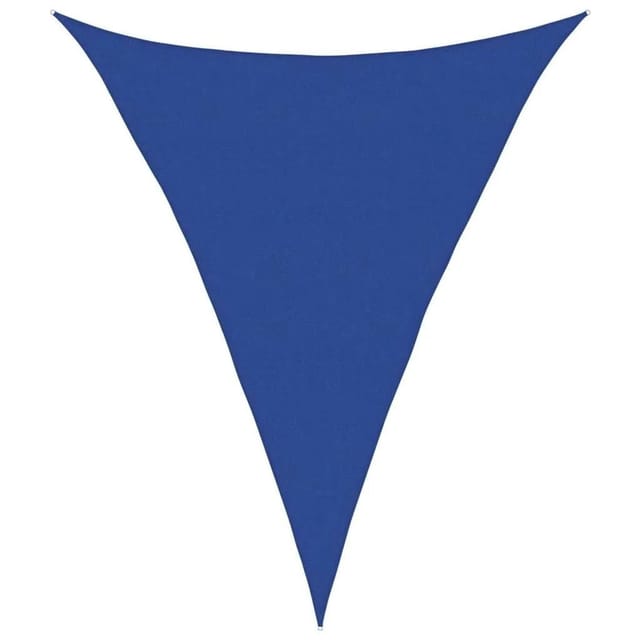 vidaXL Sonnensegel 160 g/m² Dreieckig Blau 5x6x6 m HDPE 311538