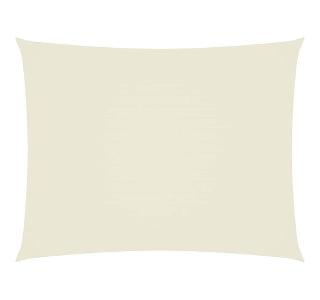 vidaXL Sonnensegel Oxford-Gewebe Rechteckig 2x3 m Creme 135200