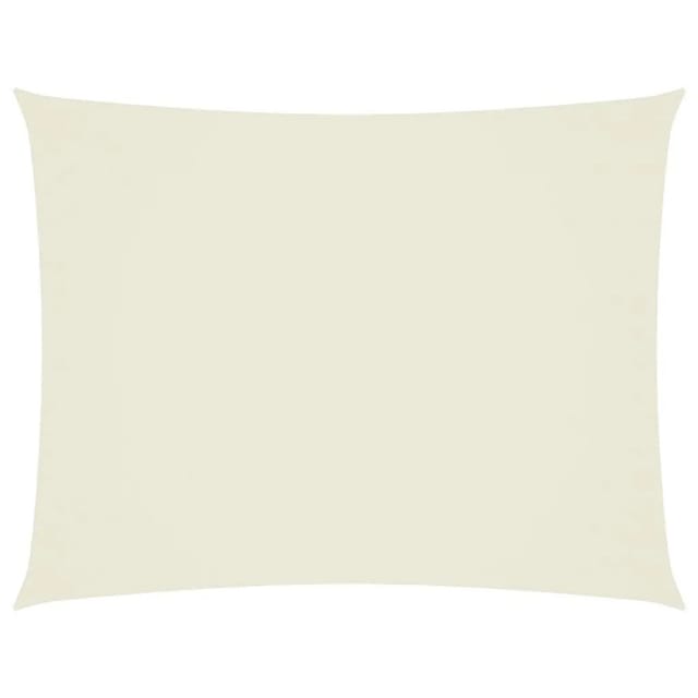 vidaXL Sonnensegel Oxford-Gewebe Rechteckig 3,5x5 m Creme 135215