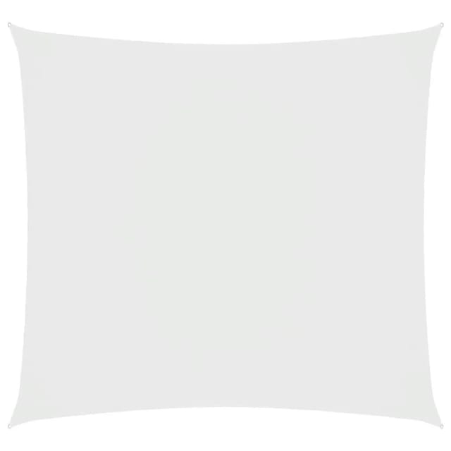 vidaXL Sonnensegel Oxford-Gewebe Quadratisch 4,5x4,5 m Weiß 135250