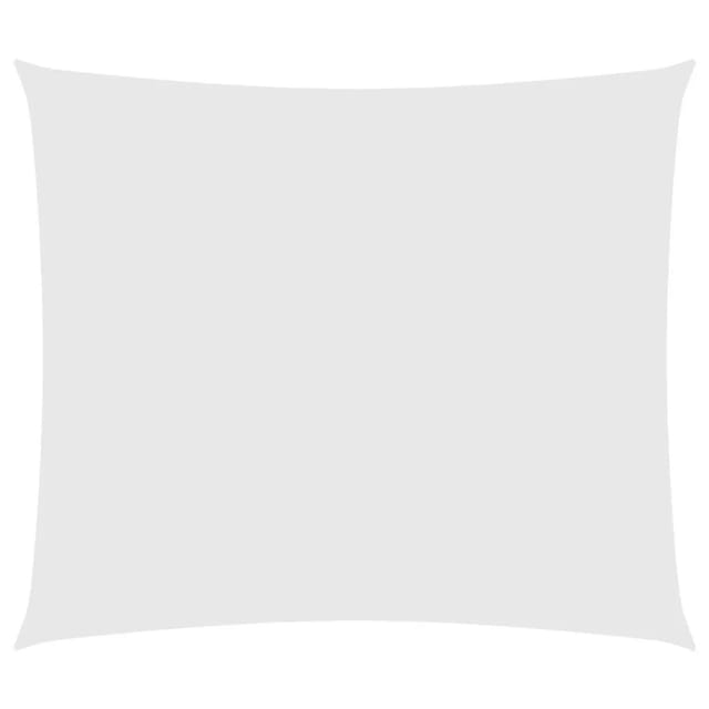 vidaXL Sonnensegel Oxford-Gewebe Rechteckig 2,5x3 m Weiß 135260
