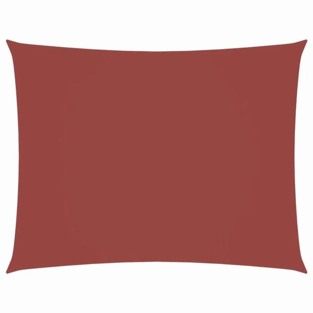 vidaXL Sonnensegel Oxford-Gewebe Rechteckig 2x3,5 m Terrakotta-Rot 135366