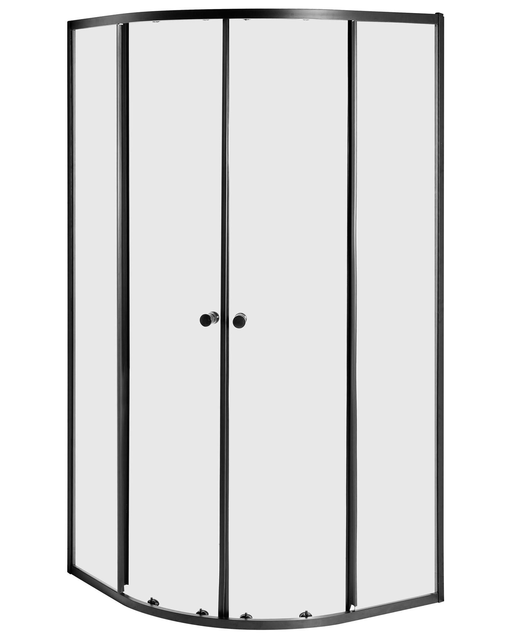 Duschkabine Onelli 90 X 90 X 190 Cm Schwarz