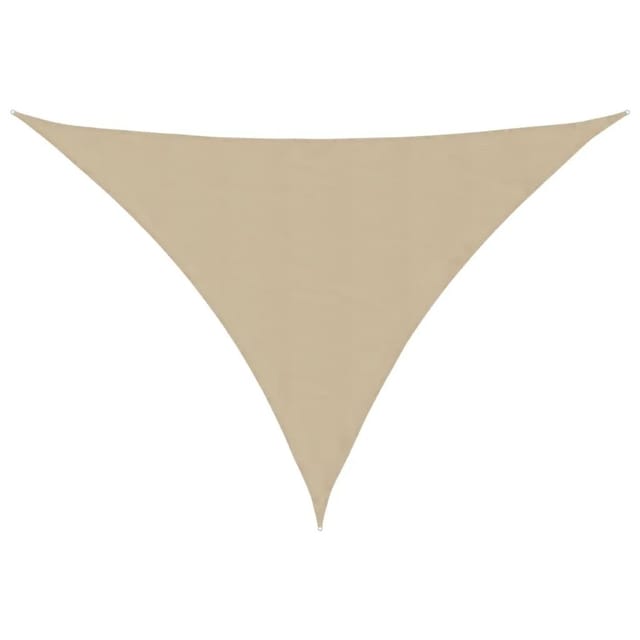 vidaXL Sonnensegel Oxford-Gewebe Dreieckig 5x7x7 m Beige 135182