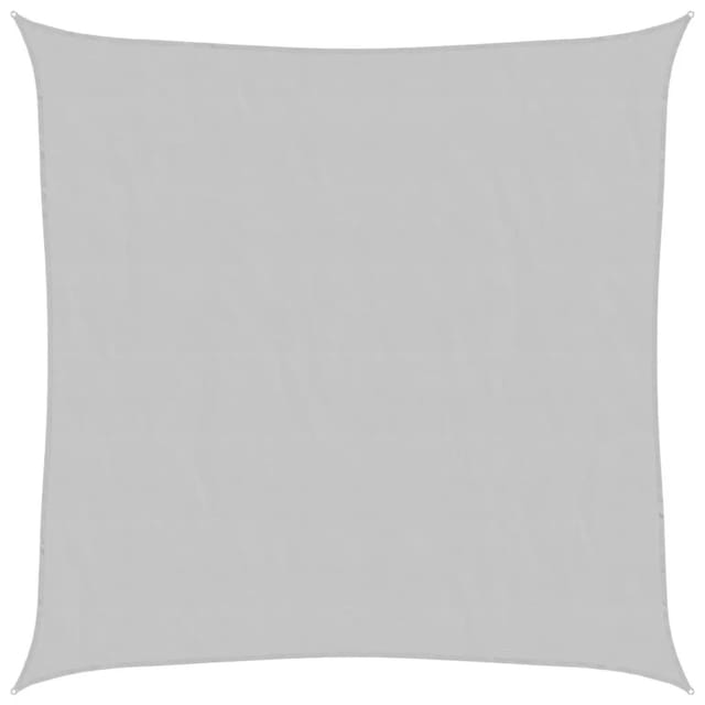 vidaXL Sonnensegel Hellgrau 2,5x2,5 m 100% Polyester Oxford 4000400
