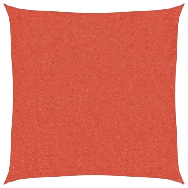 vidaXL Sonnensegel 160 g/m² Quadratisch Terrakottarot 2,5x2,5 m HDPE 311328