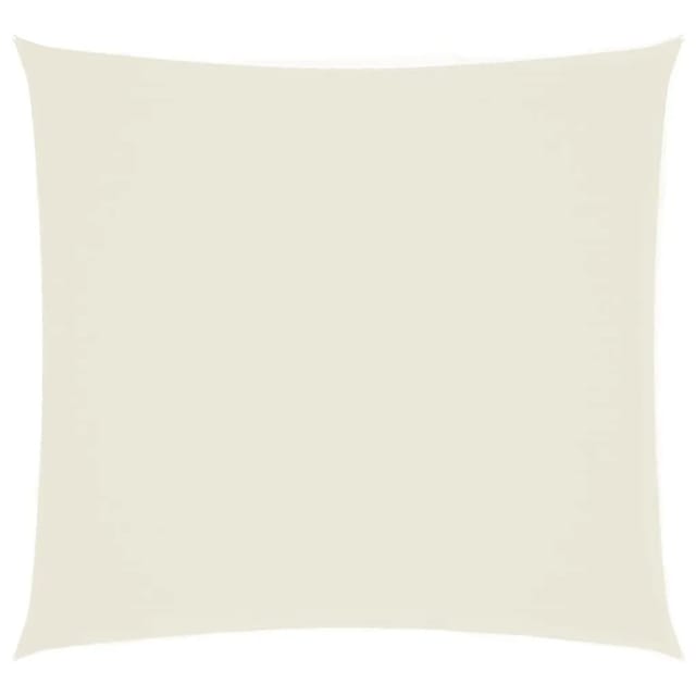 vidaXL Sonnensegel Oxford-Gewebe Quadratisch 2x2 m Creme 43021