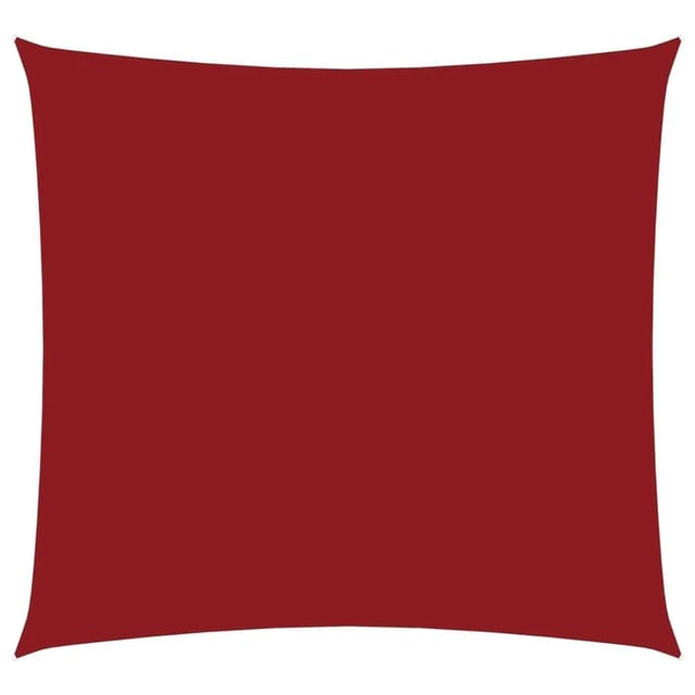 vidaXL Sonnensegel Oxford-Gewebe Quadratisch 2,5x2,5 m Rot 135631
