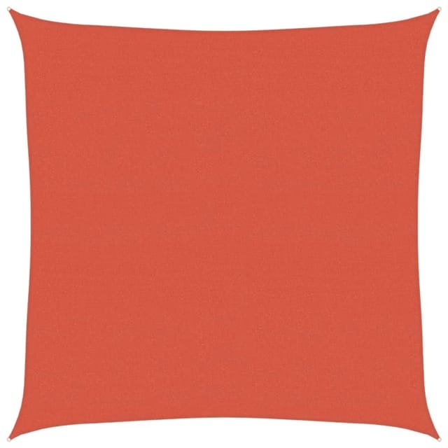 vidaXL Sonnensegel 160 g/m² Terrakottarot 4x4 m HDPE 311331