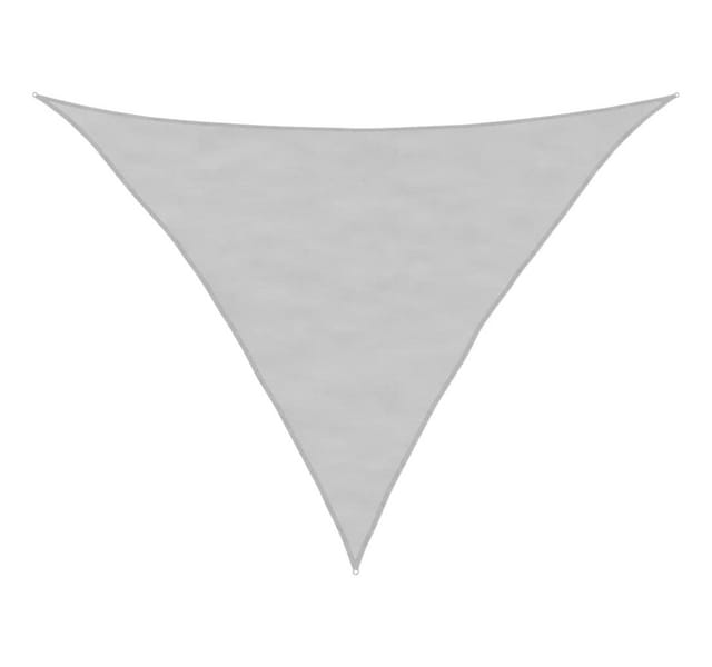 vidaXL Sonnensegel Hellgrau 2,5x2,5x3,5 m 100% Polyester Oxford 4000911