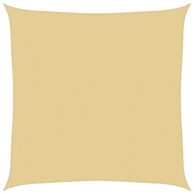 vidaXL Sonnensegel Sandfarbe 4,5x4,5 m 100% Polyester Oxford 4000413